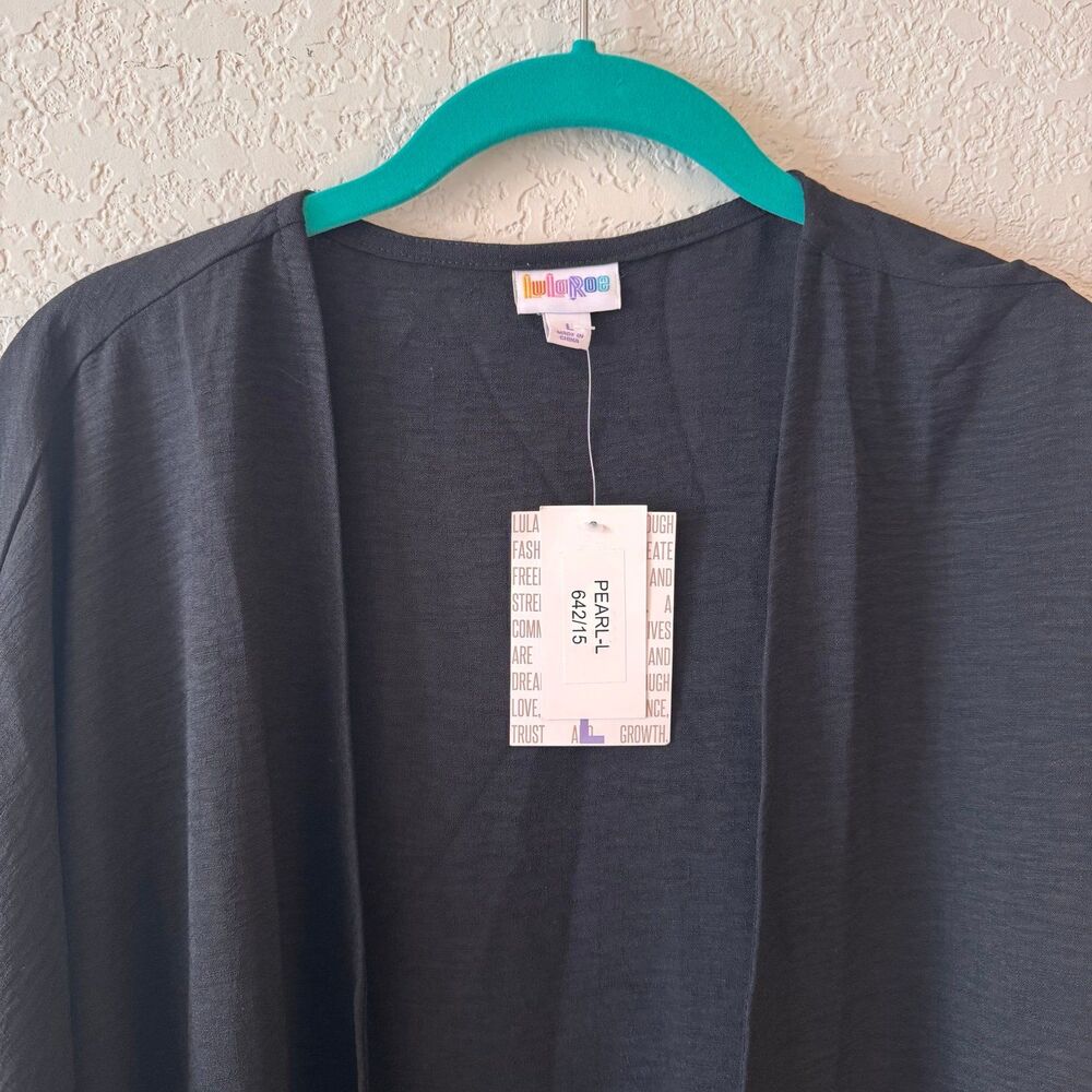 Lularoe Pearl - solid Black - Size Large - NEW! - Picture 2 of 3